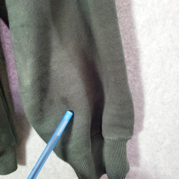 All American Roughneck Men Sweatshirt Large Black Hoodie Logo Pockets READ - Picture 8 of 11